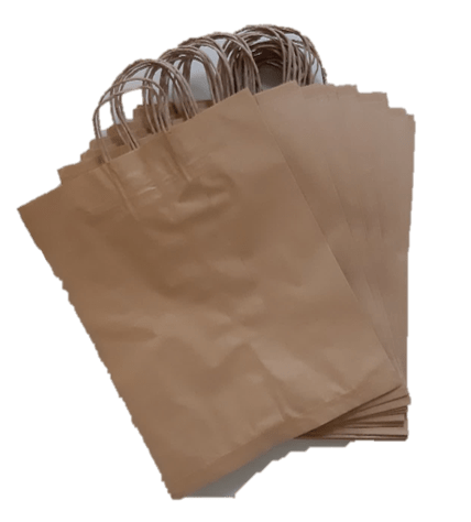 29. Kraft paper bags –Twisted handle -  No bottom base  12 x 16