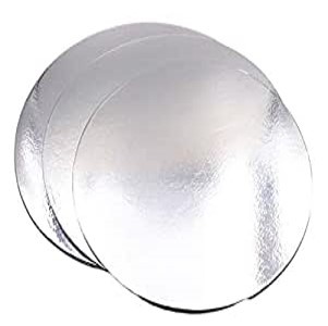 Round silver cake board7