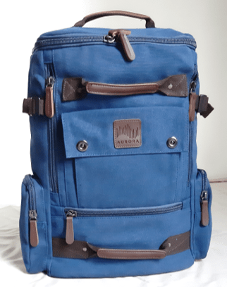 Vintage canvas back pack 1