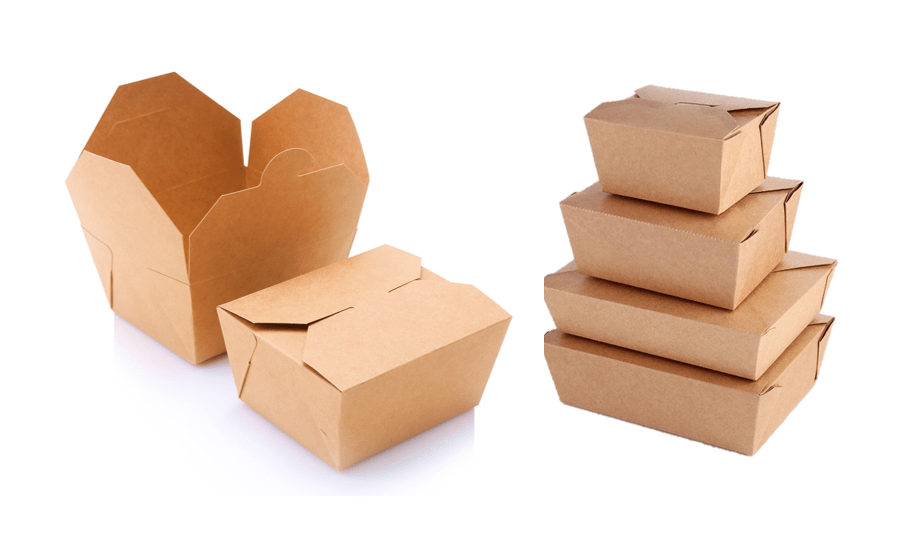 BIODEGRADABLE KRAFT LUNCH BOX