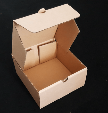 DIE CUT CUP CAKE BOX