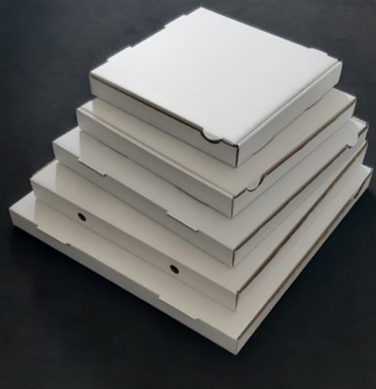 DIE CUT PIZZA BOXES