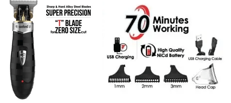 Cordless Rechargeable Hair Clipper (men) 1