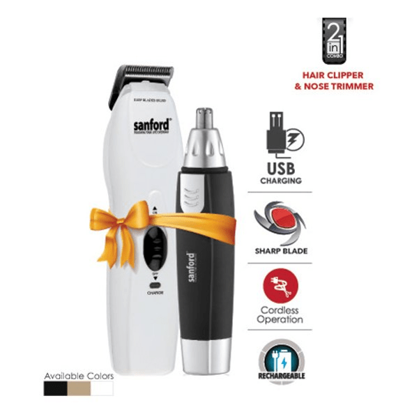 Rechargeable Hair Clipper & Nose Trimmer (men)